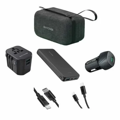 Ravpower 5 In 1 Premium Power Bank Combo, Rp-pb1231 &ndash; Black